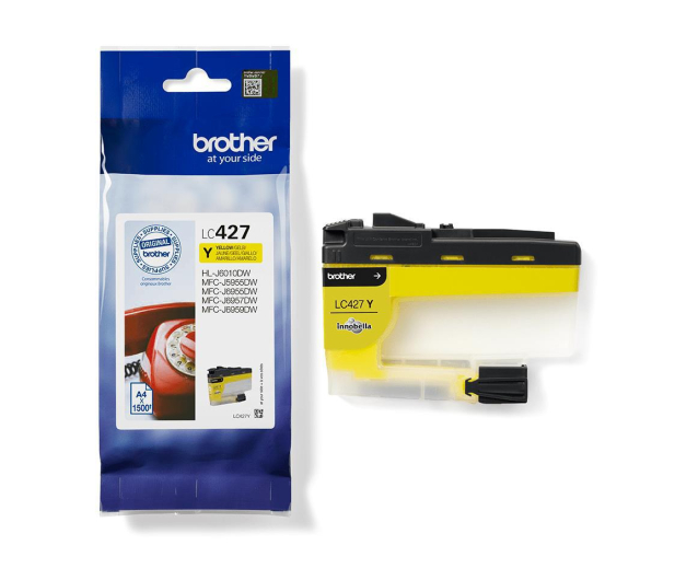 Brother LC427Y yellow do 1500 str. - 721417 - zdjęcie 3
